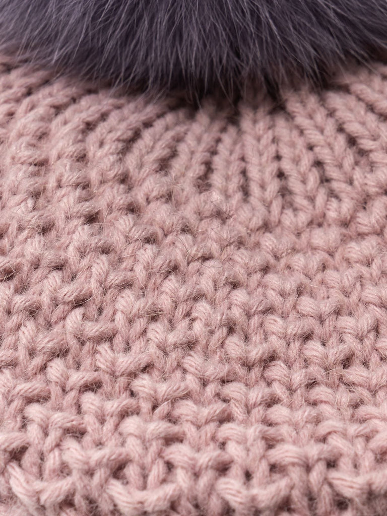 Cappello alla francese con PonPon in Volpe Rosa - Elisabettapanerai