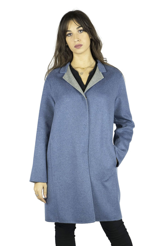 Cappotto in Cashmere Loropiana Celeste - Elisabettapanerai